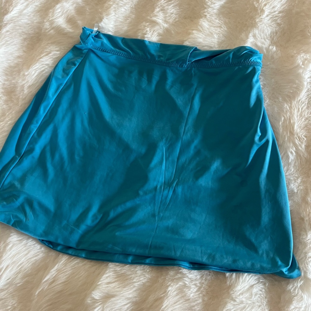 Oh Polly Blue Mini Skirt Going Out